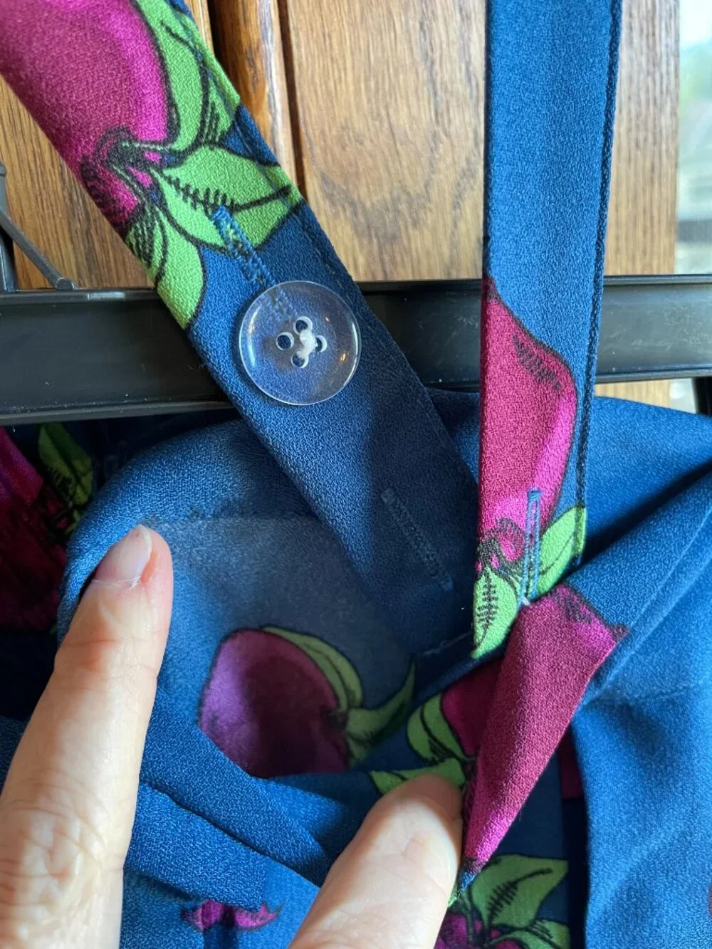 Modcloth Beet Maxi Skirt with Straps L - Picture 3 of 7